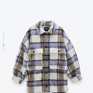 OVERSIZED PLAID SHIRT S/M
